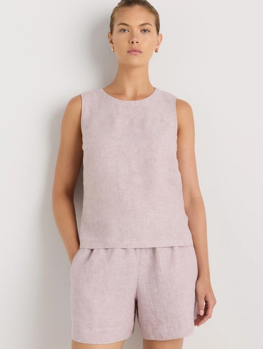 Quince 100% European Linen Blend Tank